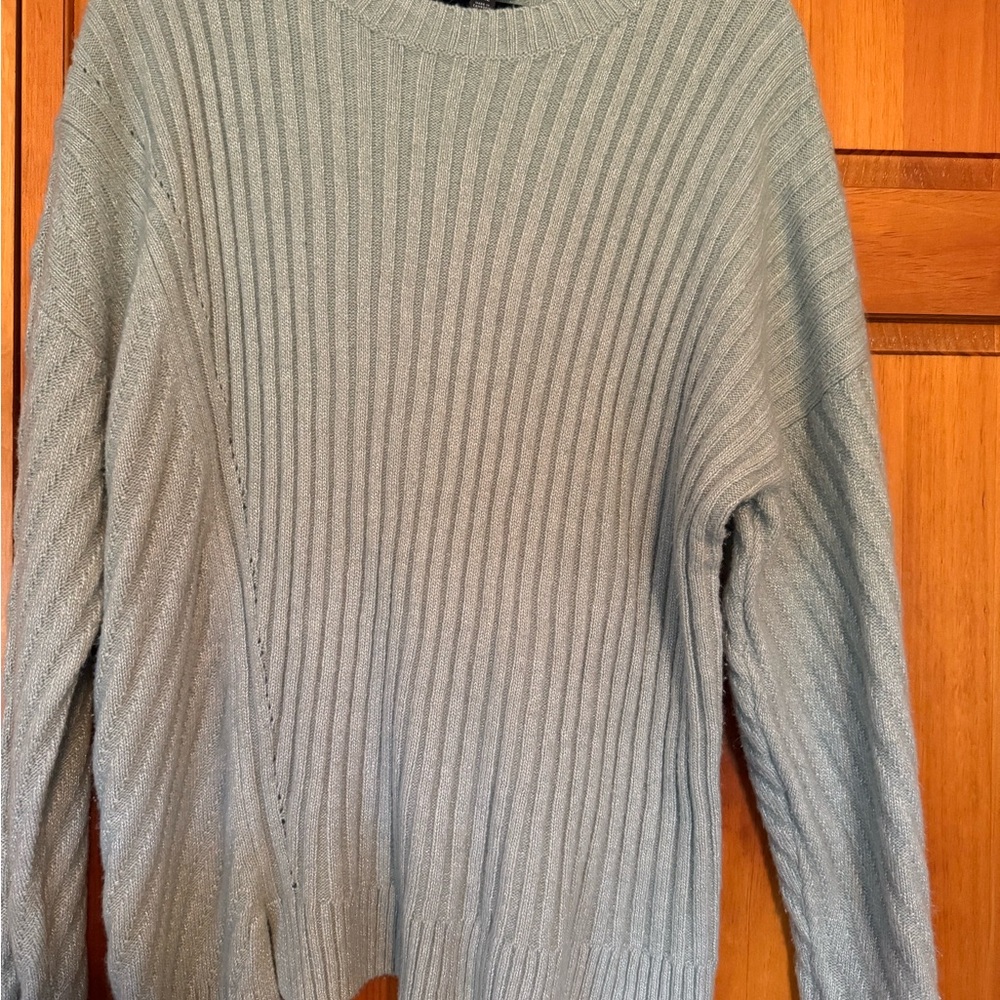 Vera Wang Ribbed Knit Sweater
